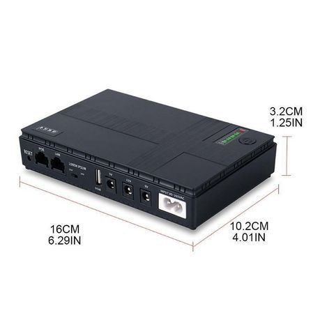 Jaku Mini DC UPS - Backup Power Supply