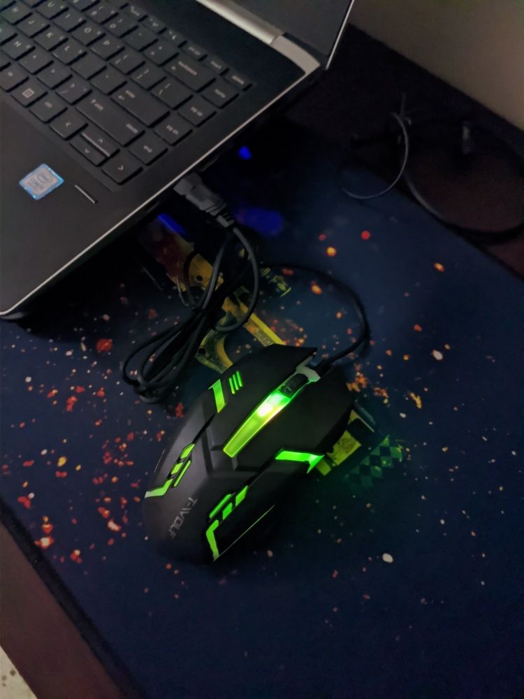 T-Wolf V1 RGB Wired BackLit Office & Gaming Mouse